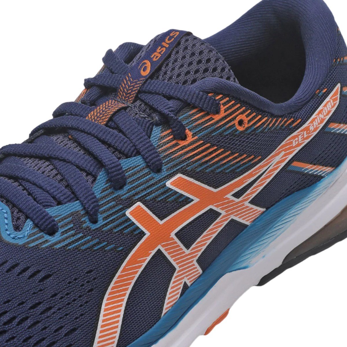 Tênis Masculino Running Corrida Caminhada Esportivo Asics Gel-Shinobi Azul 5