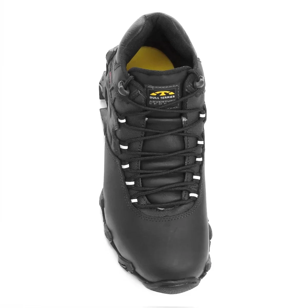 Coturno Masculino Adventure em Couro Trilha Dia a Dia Trabalho Bull Terrier Axis Preto 3