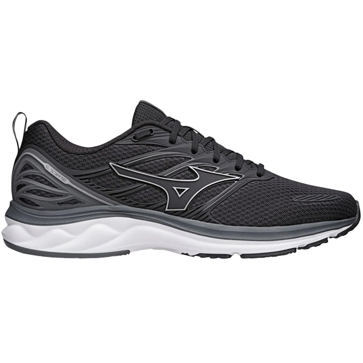 Tênis Masculino Esportivo Corrida Caminhada Running Mizuno Space 3 Preto 1