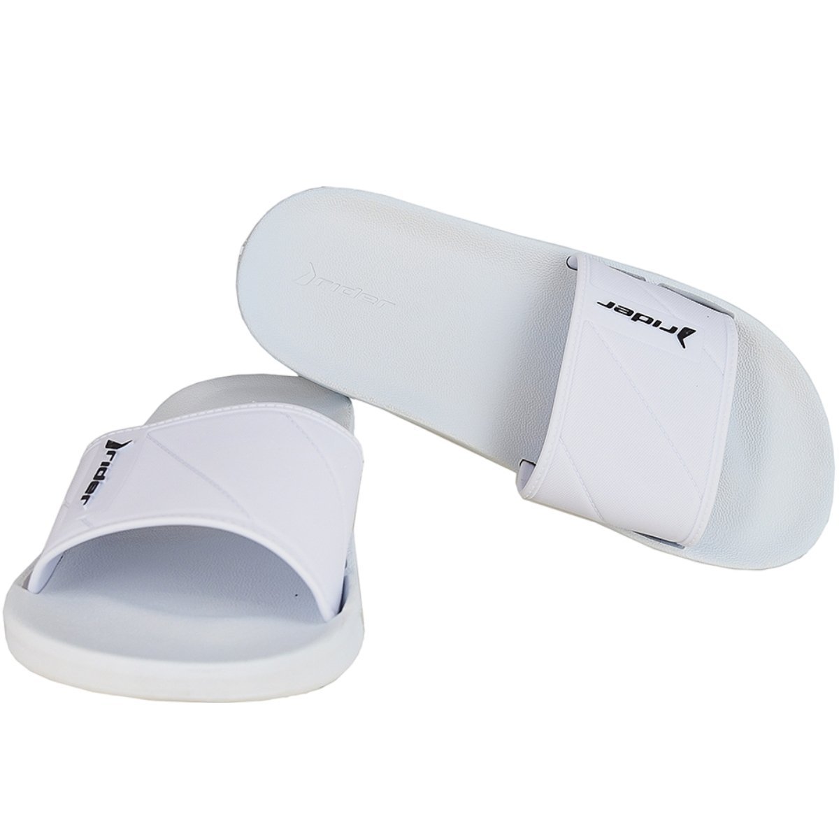 Chinelo Masculino Slide Gaspea Casual Dia a Dia Passeio Praia Conforto Rider 11578 Branco 4
