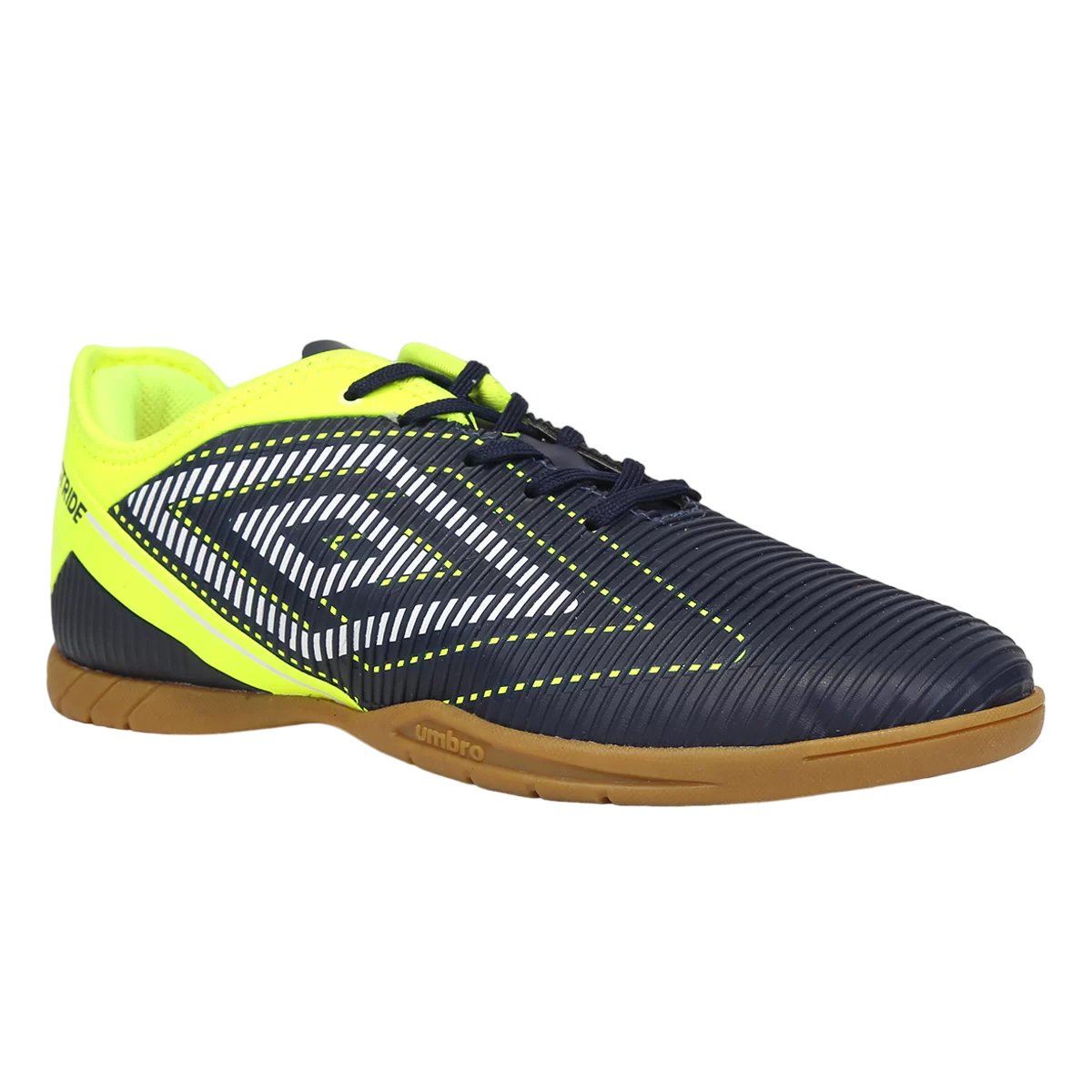 Chuteira Futebol De Salão Adulto Treino Jogo Umbro Stride Azul 2