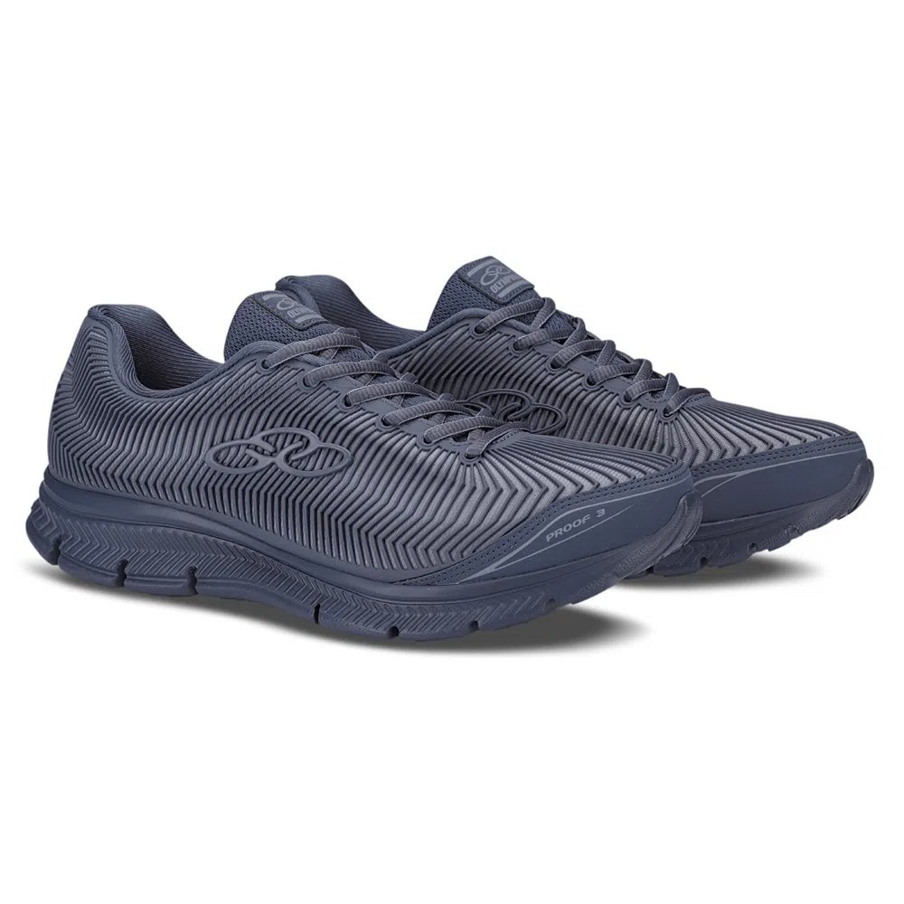 Tênis Esportivo Masculino Caminhada Corrida Running Olympikus Proof 3 Azul 2