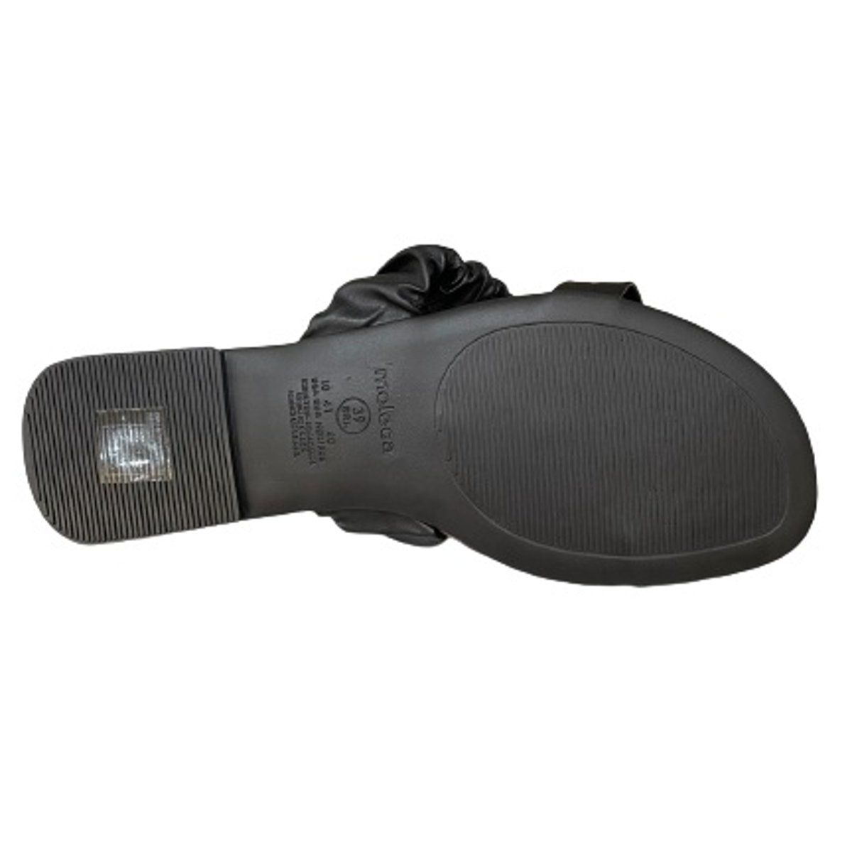 Rasteirinha Flat Feminina Casual Moleca 5463.105 Preto 4