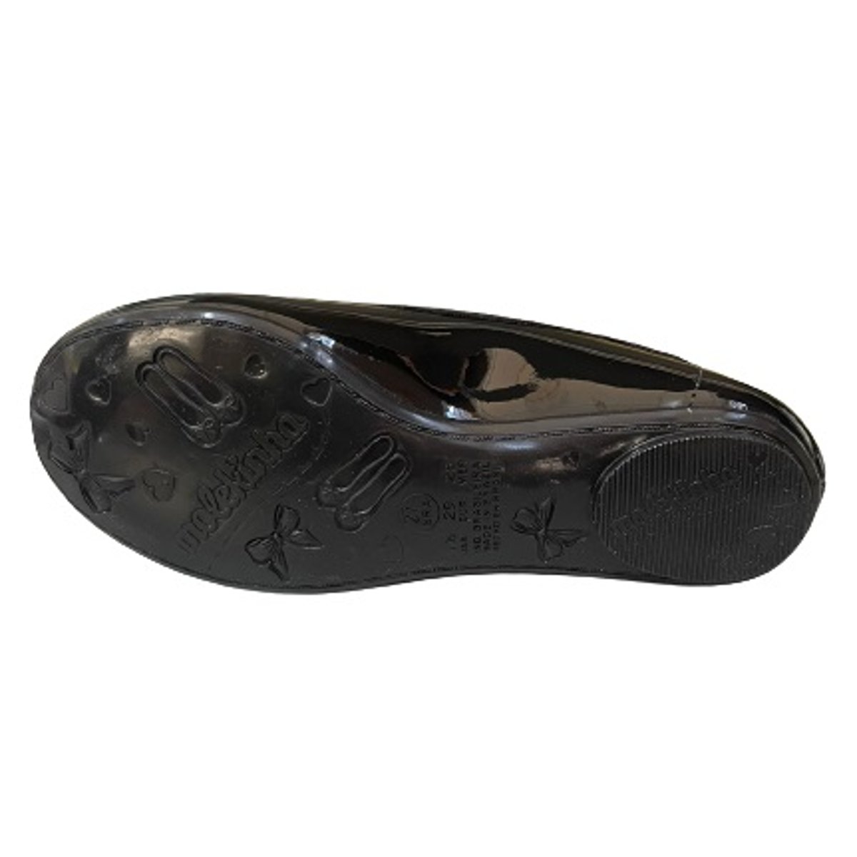 Sapatilha Infantil Menina Casual em Verniz Com Corações Molekinha 2083.1012 Preto 4