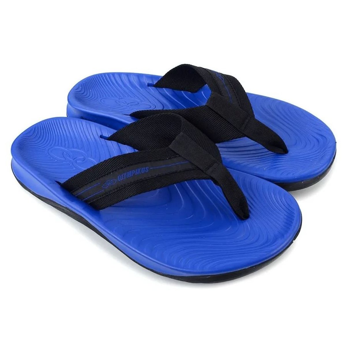 Chinelo Dedo Masculino Clássico Anatômico Dia a Dia Passeio Ultra Conforto Olympikus Creta Preto 1