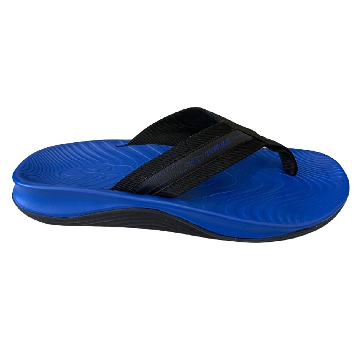Chinelo Dedo Masculino Clássico Anatômico Dia a Dia Passeio Ultra Conforto Olympikus Creta Preto 2