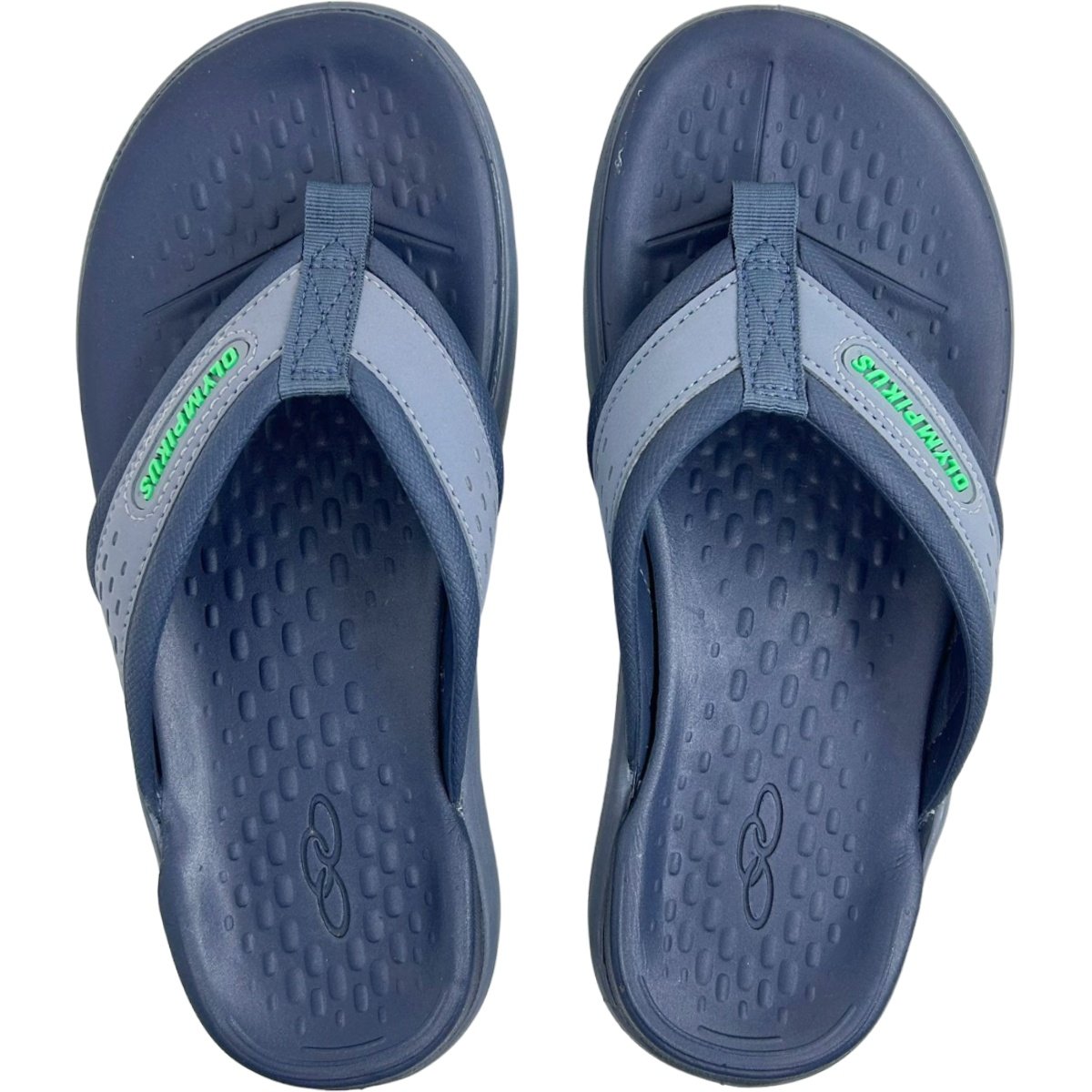 Chinelo Dedo Masculino Casual Clássico Dia a Dia Passeio Ultra Conforto Gripper Olympikus 921 Azul 1