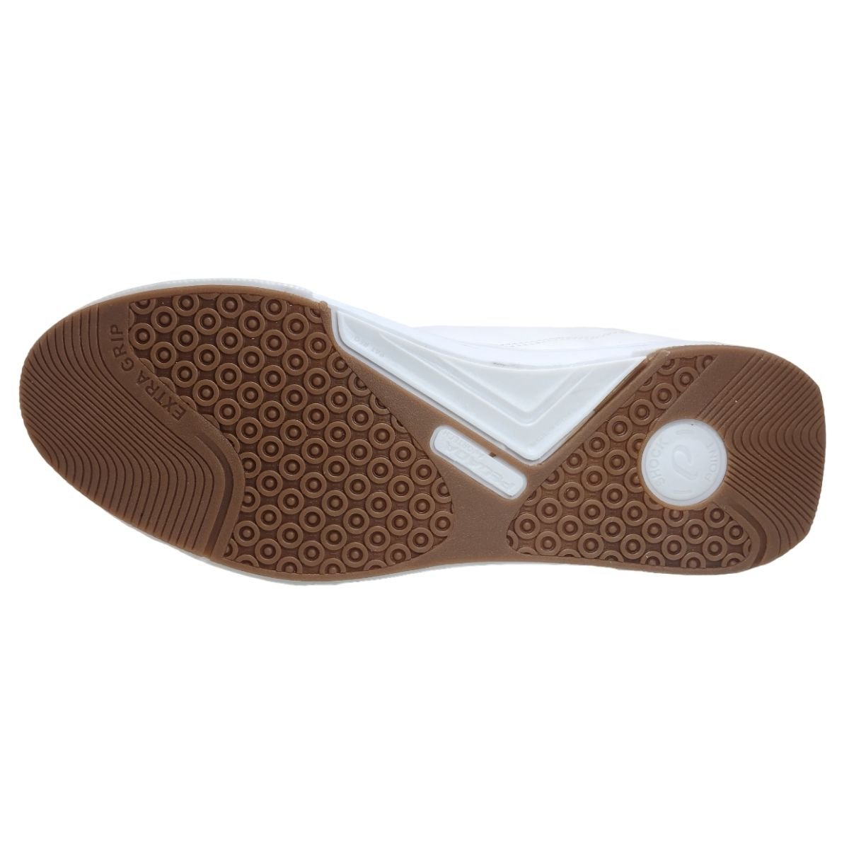 Sapatênis Casual Masculino em Couro Amortech com Zíper Pegada 118912 Branco 4