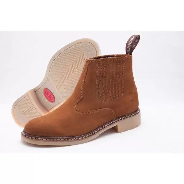 Botina Oliveira 420 Masculino Bege 2