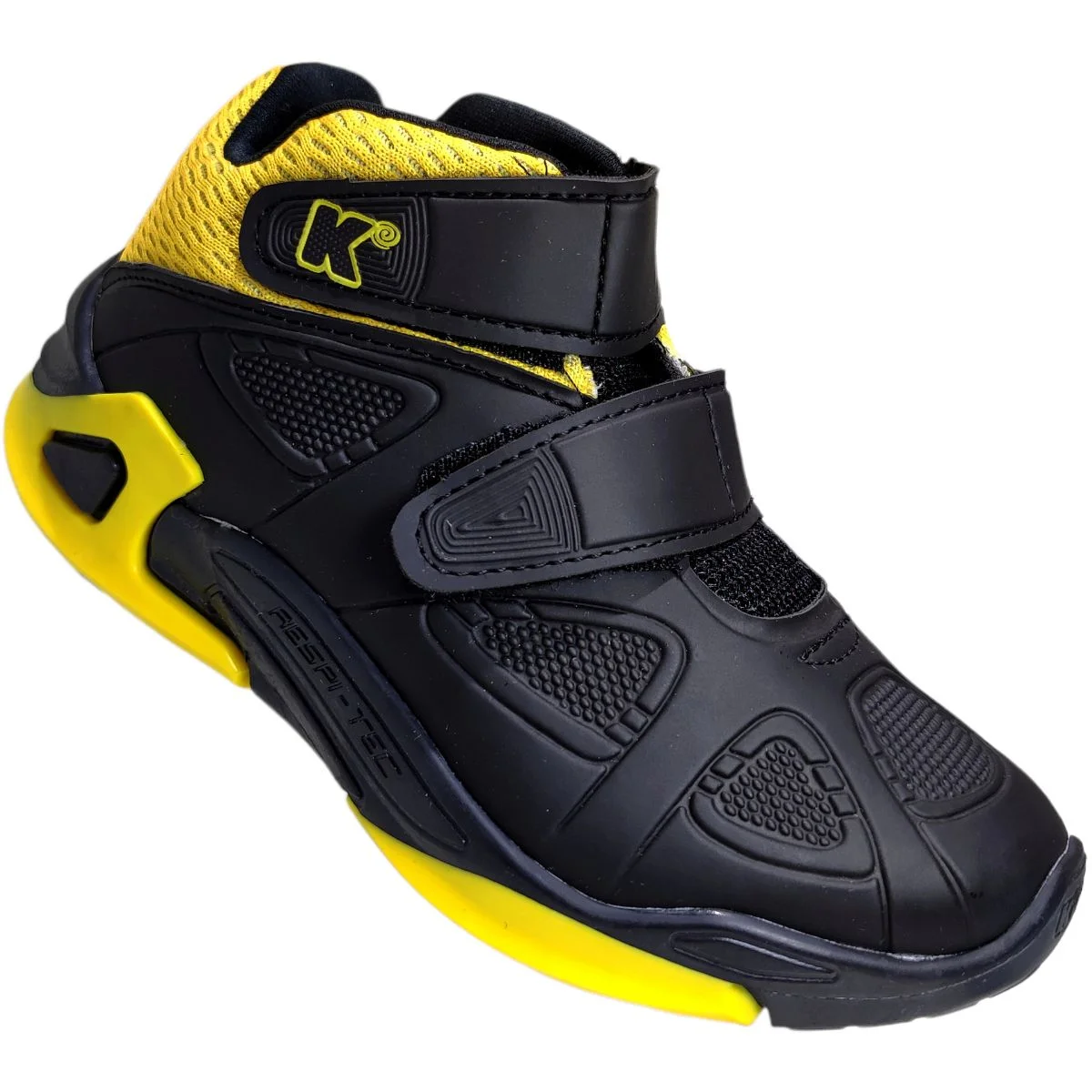 Tênis Infantil Menino Casual Botinha Com Carrinho Kidy Play 007-0647 Preto 3