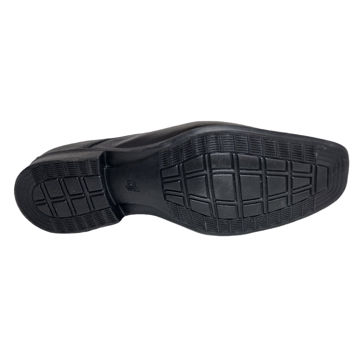 Sapato Social Masculino Clássico Bico Quadrado em Couro Fechamento em Cadarço Rafarillo 45004 Preto 4