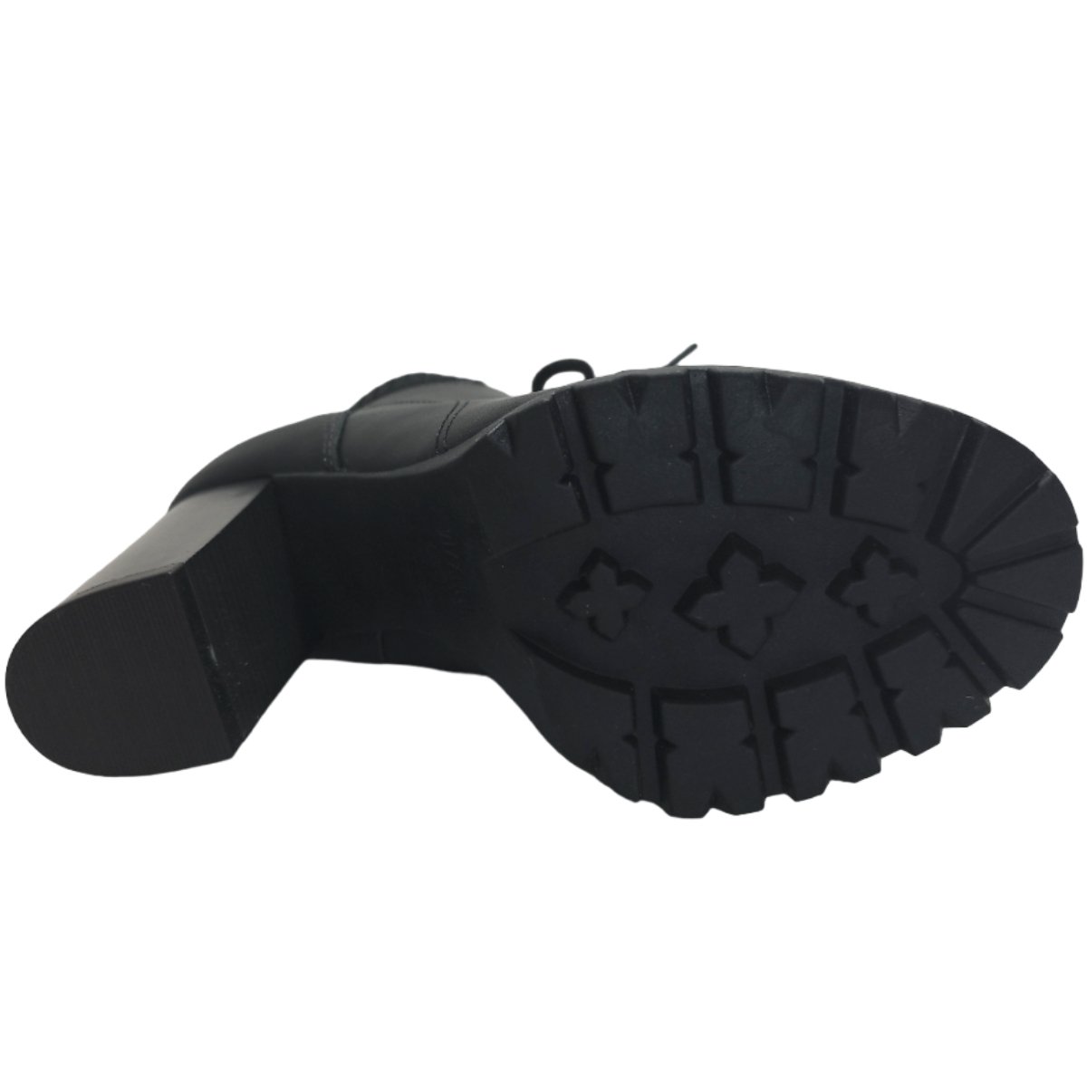 Bota Coturno Feminino Casual Salto Alto Grosso Vizzano 3089.102 Preto 6