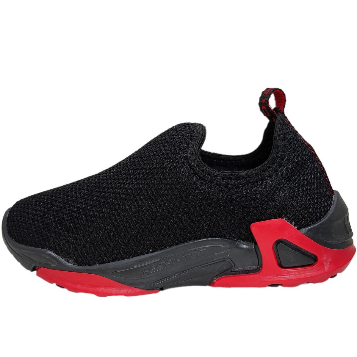 Tênis Infantil Menino Com Carrinho Jogging Running Kidy 007-0642 Preto 2