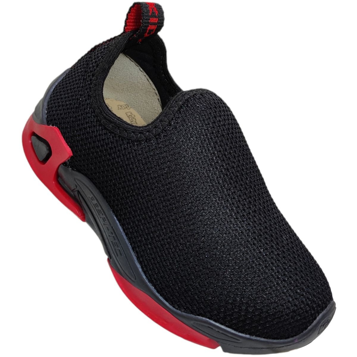 Tênis Infantil Menino Com Carrinho Jogging Running Kidy 007-0642 Preto 3