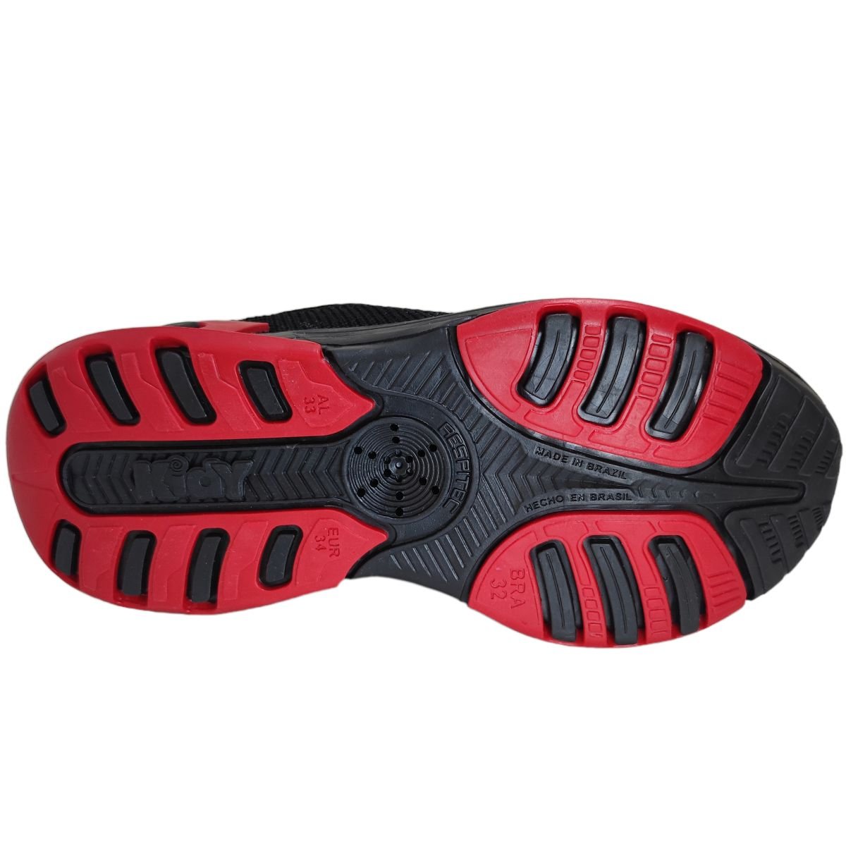 Tênis Infantil Menino Com Carrinho Jogging Running Kidy 007-0642 Preto 8