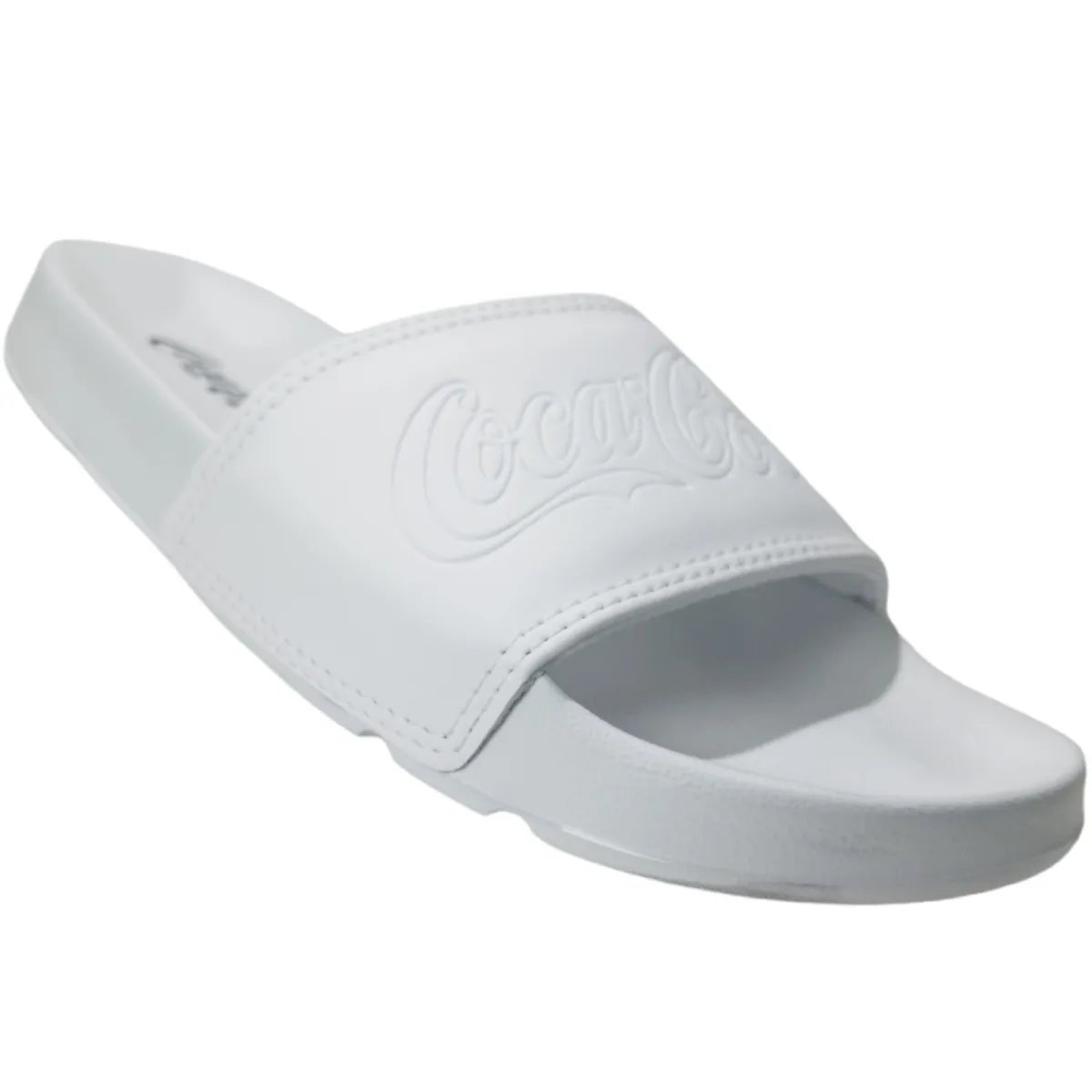 Chinelo Masculino Casual Slide Gaspea Groove Coca Cola Cc3871 Branco 4