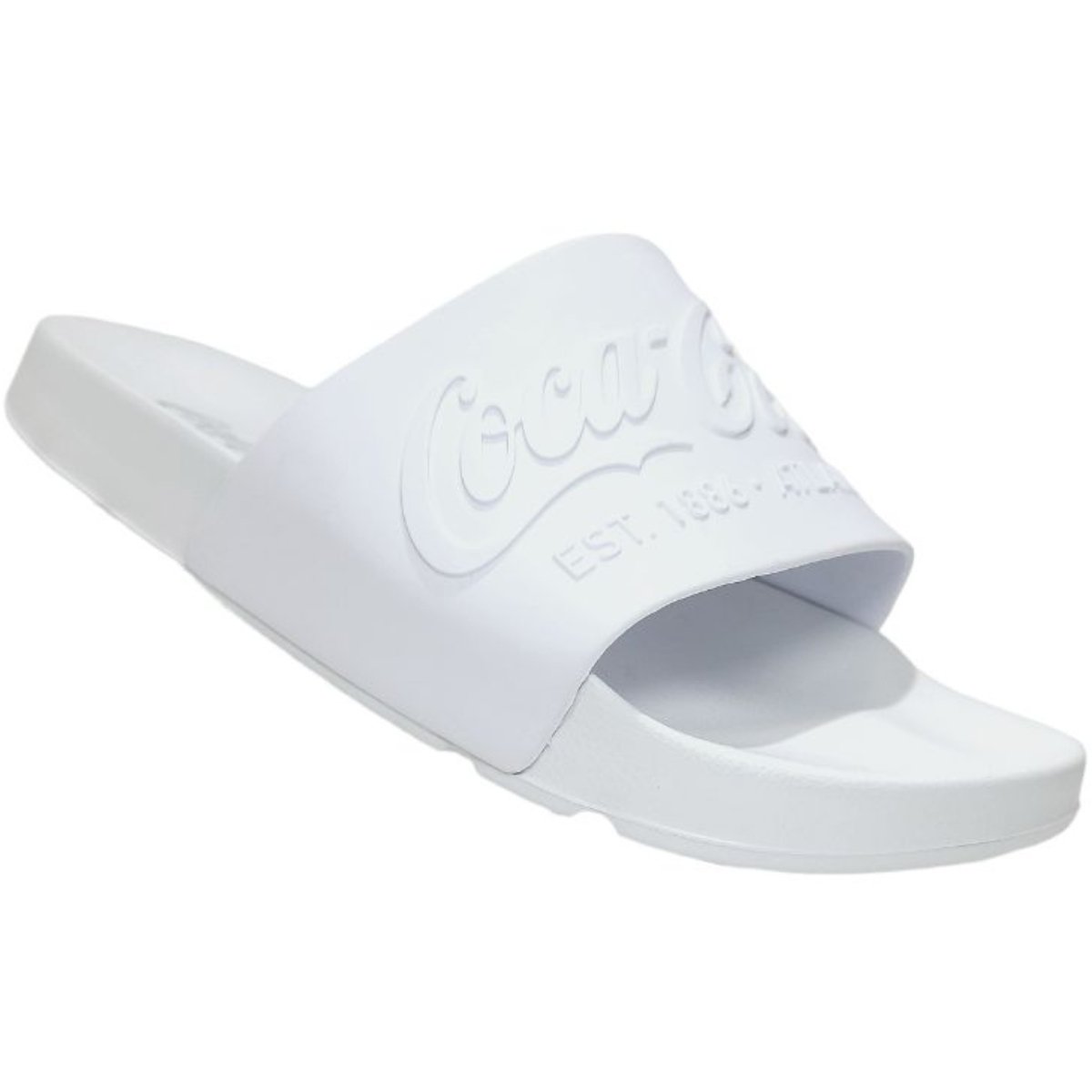 Chinelo Gaspea Borracha Masculino Dia Dia Slide Coke Bold Coca Cola Cc3919 Branco 4