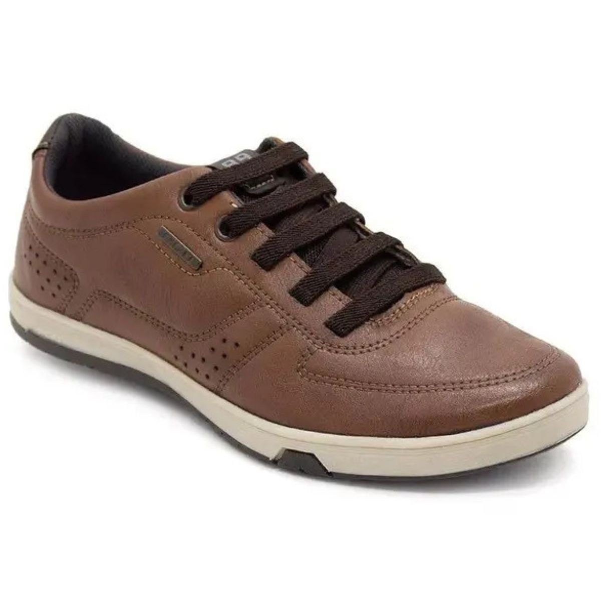 Sapatênis Infantil Juvenil Authentic Lifestyle Com Elástico Pegada 370418 Marrom 2