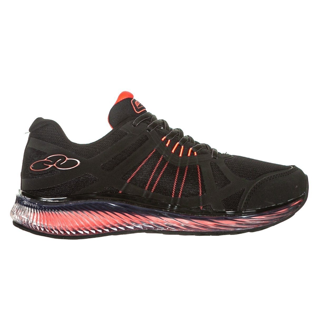 Tenis Masculino Esportivo Corrida Caminhada Running Olympikus Vortex Preto 2