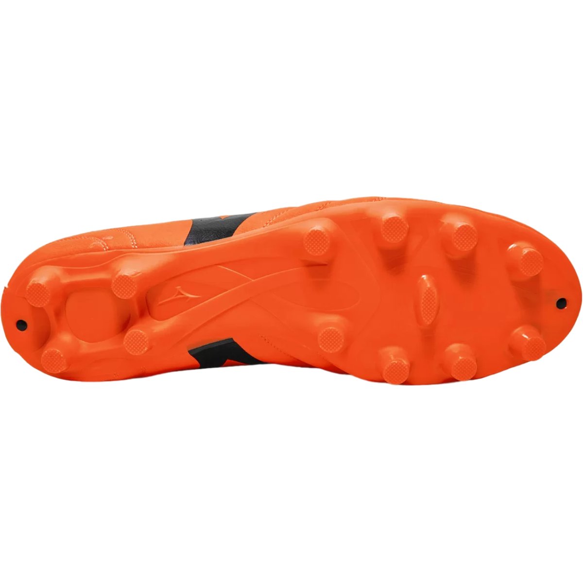 Chuteira Adulto Futebol Campo Costurada Jogo Treino Mizuno Morelia Club Md Laranja 6