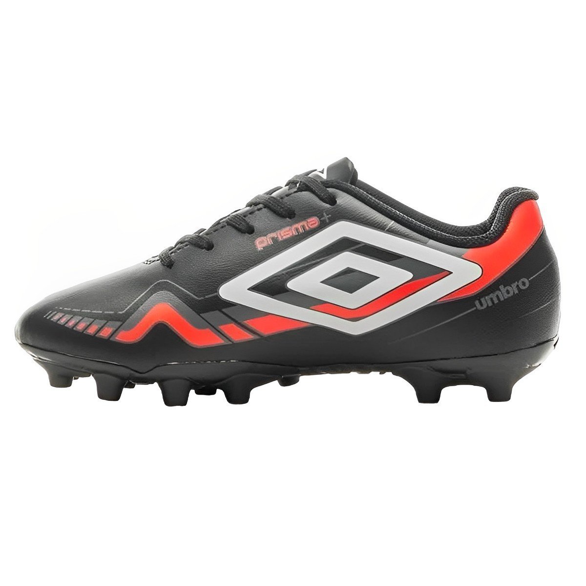 Chuteira Esportiva Futebol de Campo Com Travas Umbro Prisma Preto 2