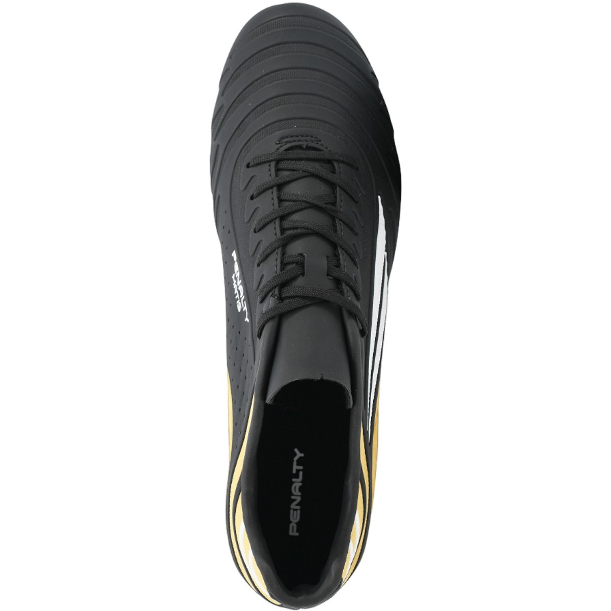 Chuteira Futebol Masculina Campo Jogo Treino Penalty Matis Preto 3