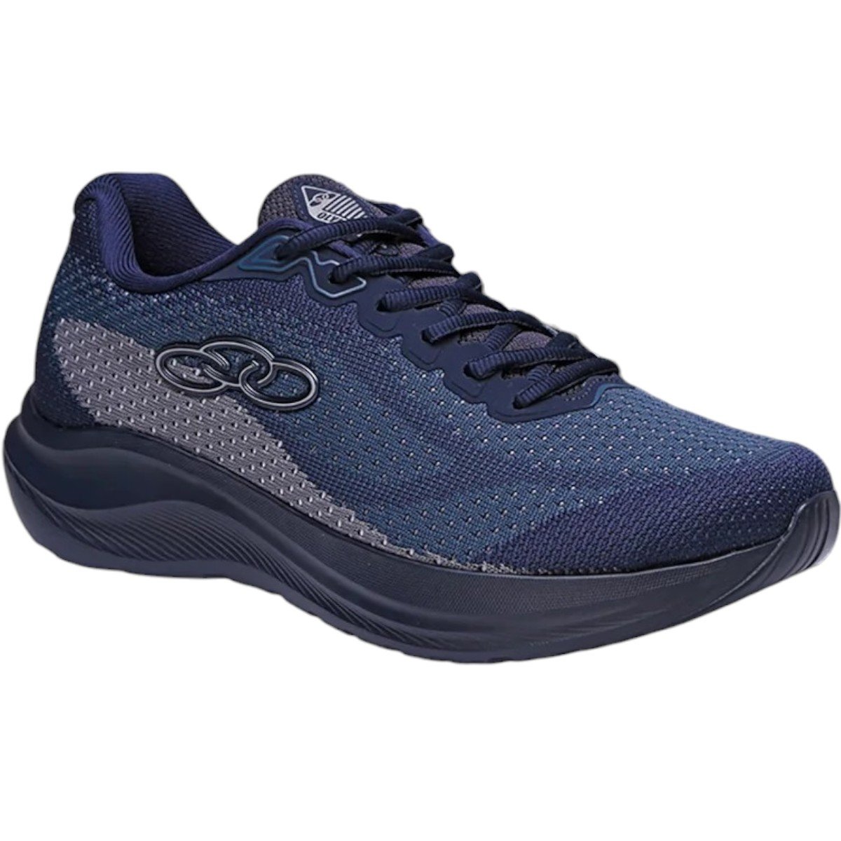 Tênis Masculino Esportivo Dia a Dia Corrida Caminhada Running Academia Treino Olympikus Soma Azul Marinho 2