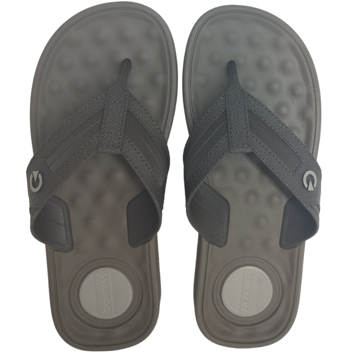 Chinelo Dedo Masculino Casual Dia a Dia Passeio Praia Urbano Ultra Conforto Cartago 11859 Marrom 1