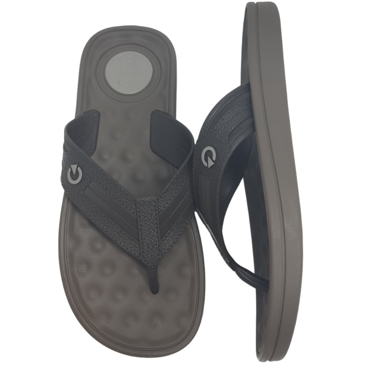 Chinelo Dedo Masculino Casual Dia a Dia Passeio Praia Urbano Ultra Conforto Cartago 11859 Marrom 6