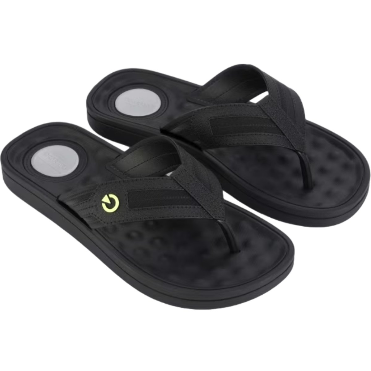 Chinelo Dedo Masculino Casual Dia a Dia Passeio Praia Urbano Ultra Conforto Cartago 11859 Preto 3
