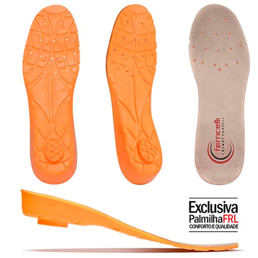 Sapatênis Masculino Casual Calce Fácil Azera Ferricelli Zr42560 Preto 6