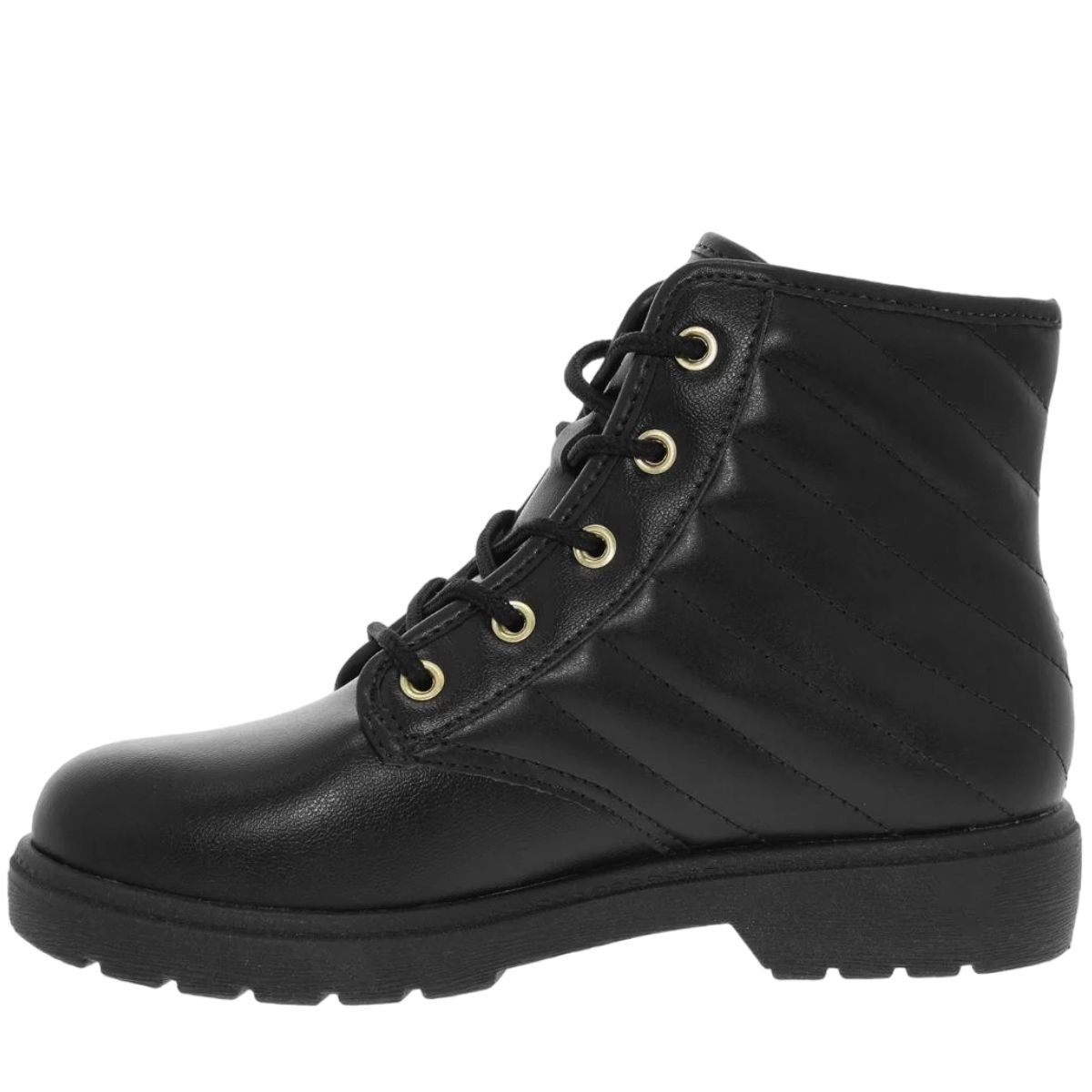 Bota Coturno Infantil Menina Casual Cano Baixo Molekinha 2164.131 Preto 2