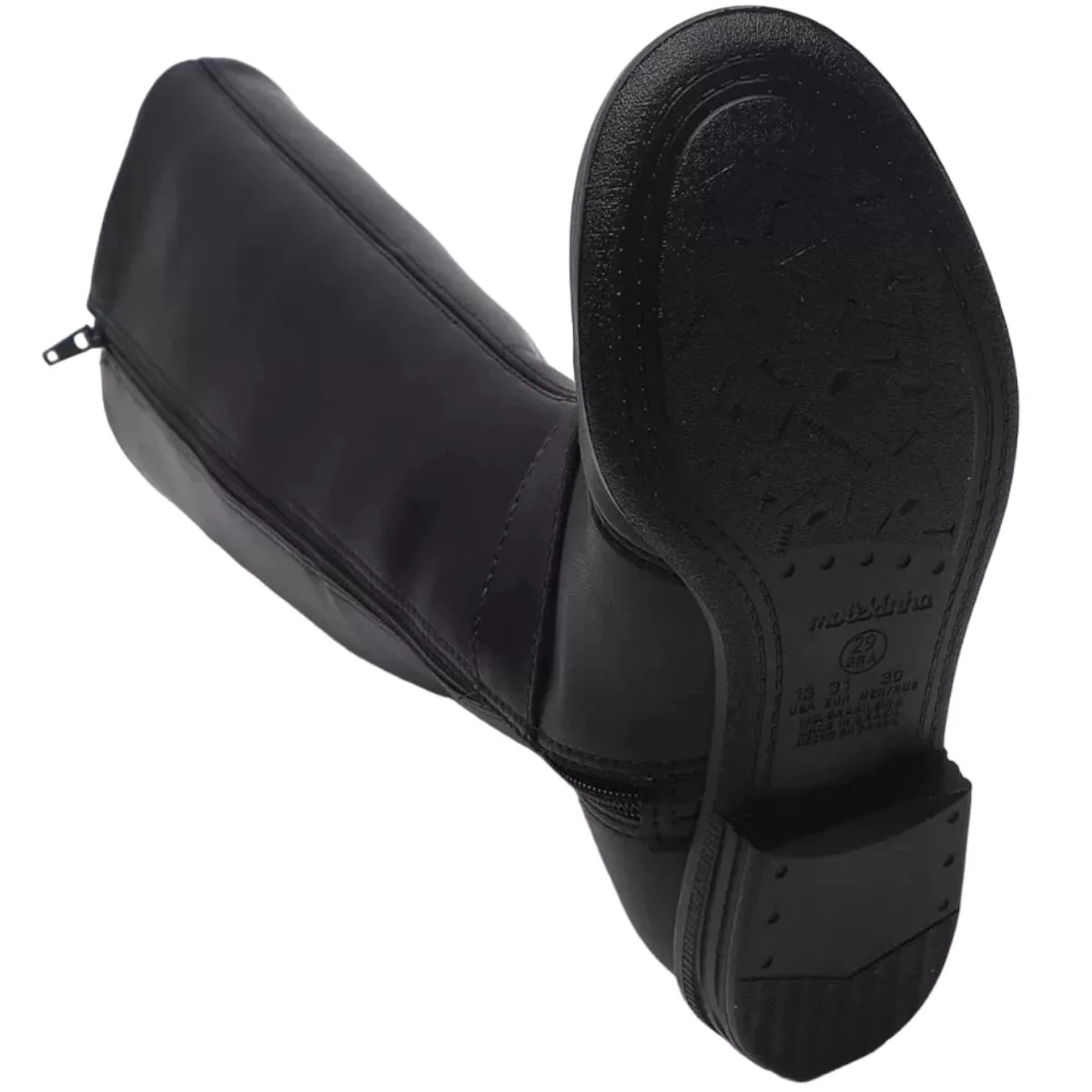 Bota Montaria Infantil Menina Casual com Aplique Molekinha 2167.136 Preto 5