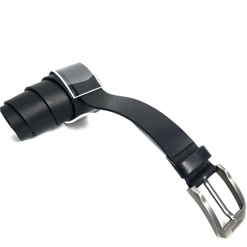 Cinto Masculino Esporte Couro Free Way Martin Preto 1