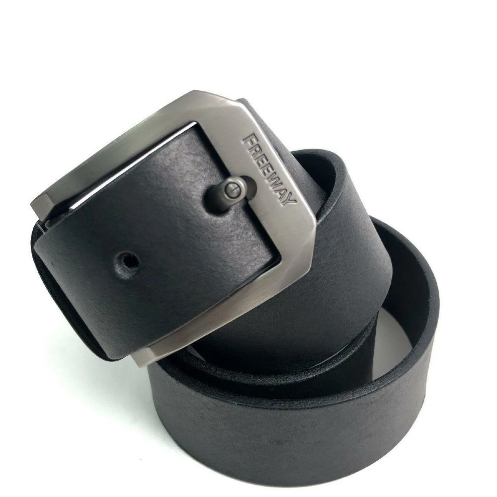 Cinto Masculino Esporte Couro Free Way Martin Preto 3