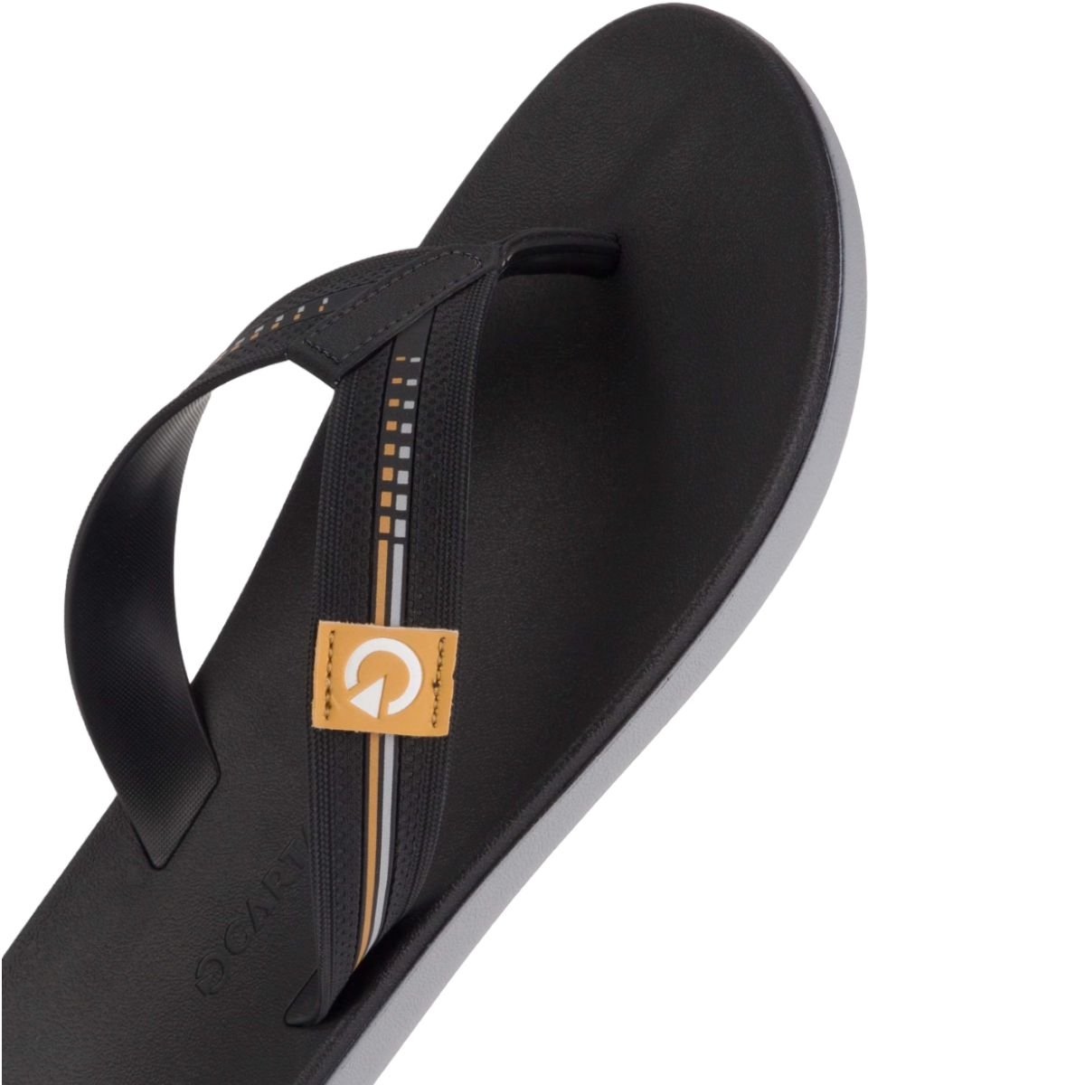 Chinelo Dedo Masculino Casual Urbano Dia a Dia Passeio Ultra Conforto Cartago 12268 Preto 3