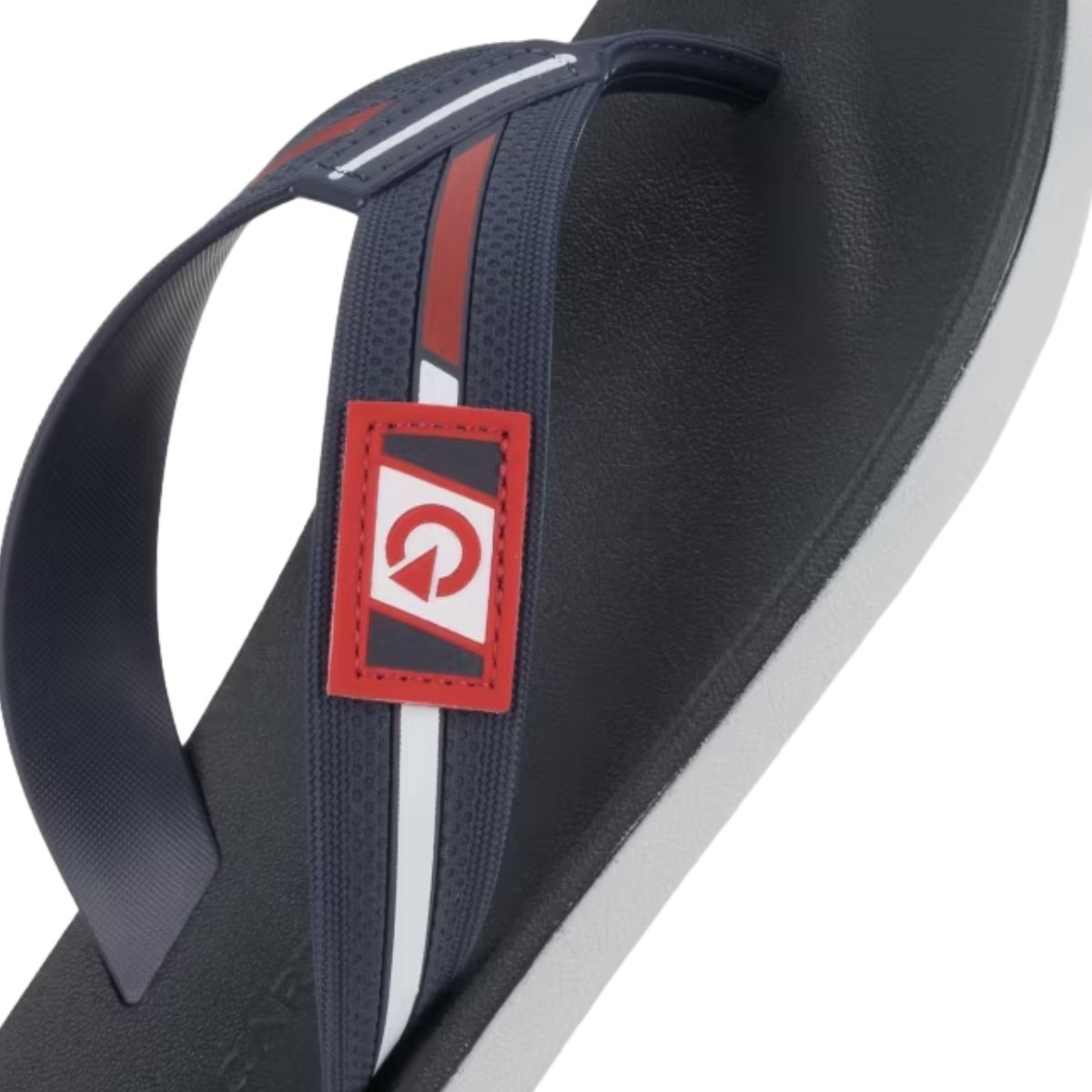 Chinelo Dedo Masculino Casual Urbano Dia a Dia Passeio Ultra Conforto Cartago 12268 Azul/Vermelho 4