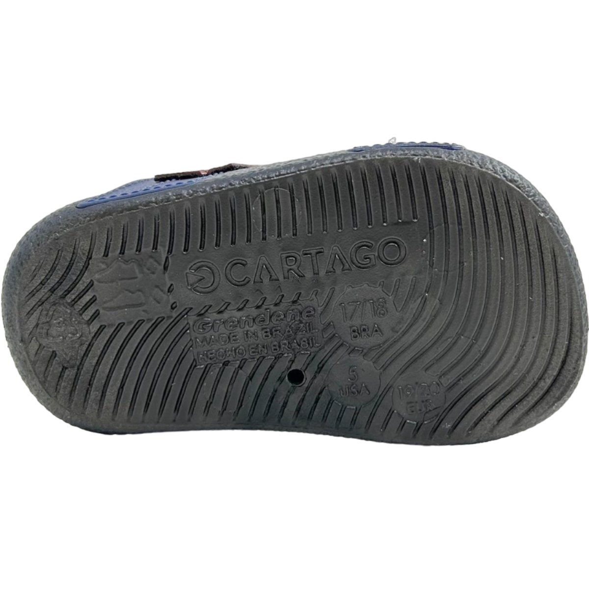 Sandália Infantil Menino Papete Casual Dia a Dia Passeio Ultra Conforto Cartago Dakar II Baby 12288 Azul 5