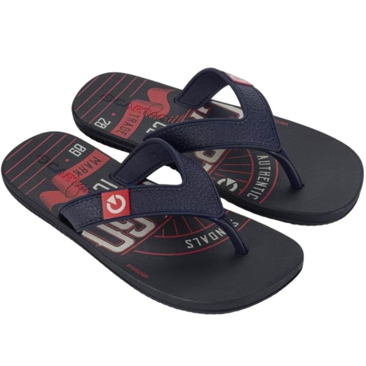 Chinelo Dedo Casual Infantil Cartago 10808 Preto 3