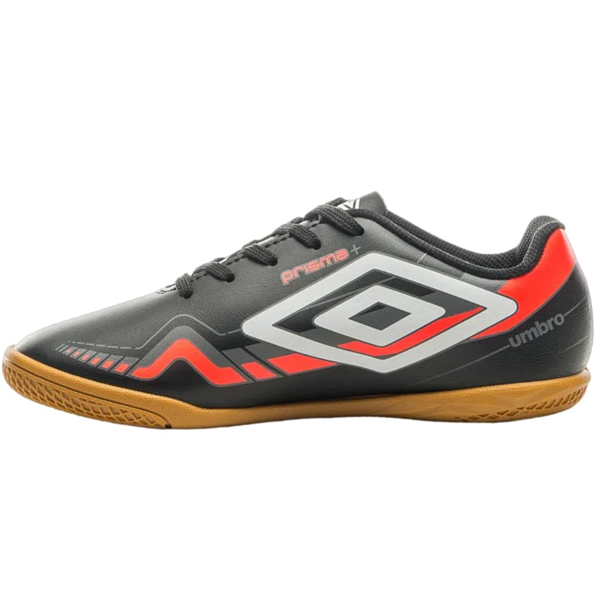 Chuteira Futebol de Salão Futsal Infantil Treino Jogo Umbro Prisma Jr Preto 2