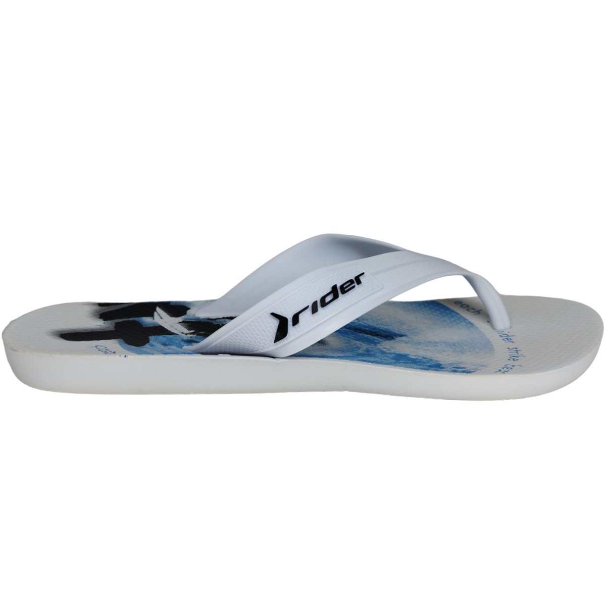 Chinelo Dedo Borracha Masculino Casual Dia Dia Rider Strike Beach 11809 ...