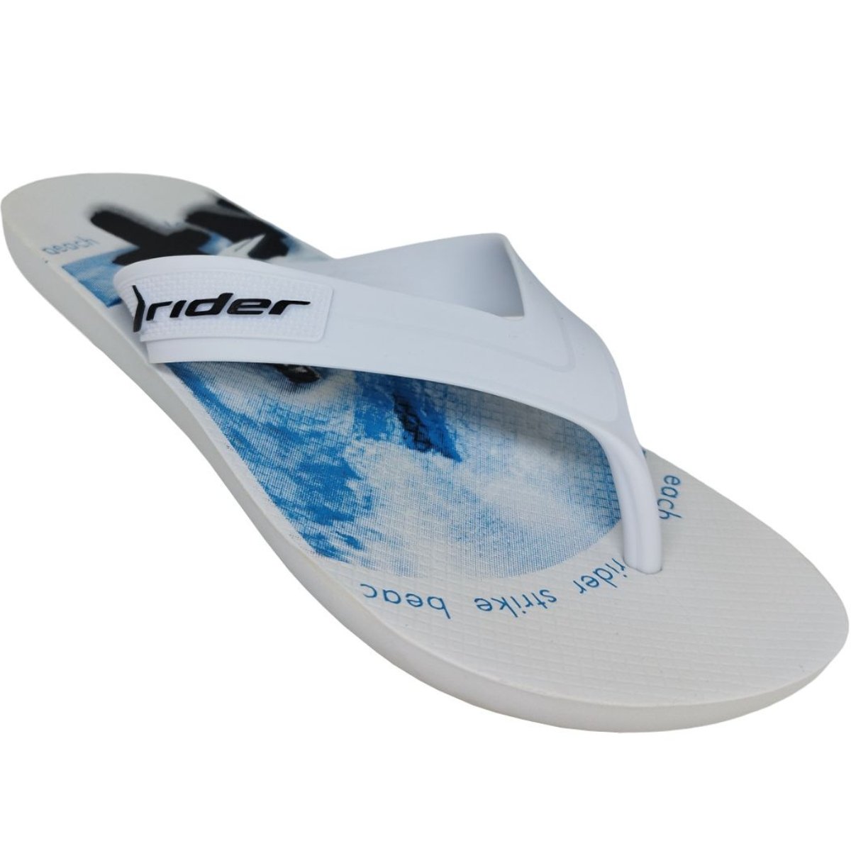 Chinelo Dedo Borracha Masculino Casual Dia Dia Rider Strike Beach 11809 ...