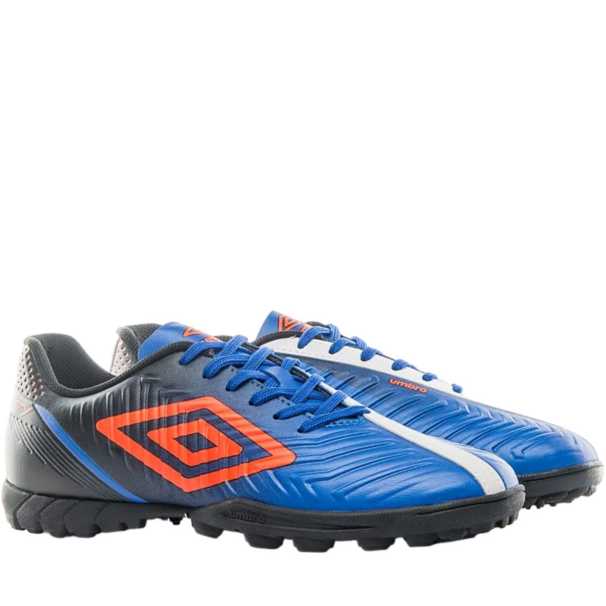 Chuteira Masculina Futebol Society Grama Sintética Adulto Treino Jogo Umbro Fifty Iv Azul 3