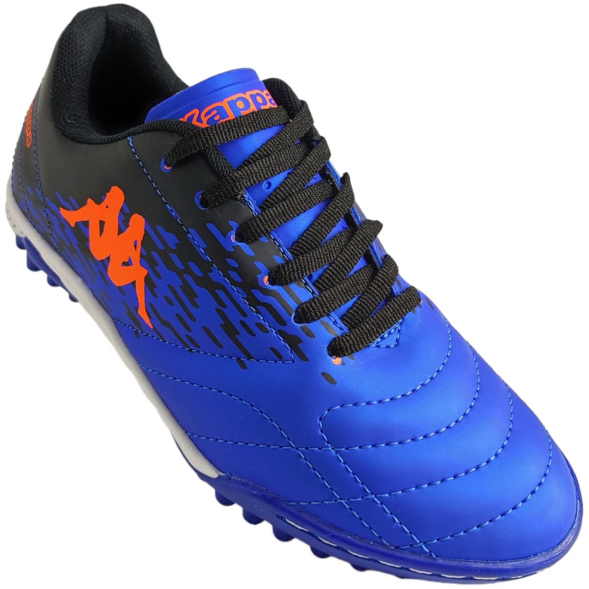 Chuteira Masculina Futebol Society Grama Sintética Adulto Kappa San Diego S8515 Azul 3