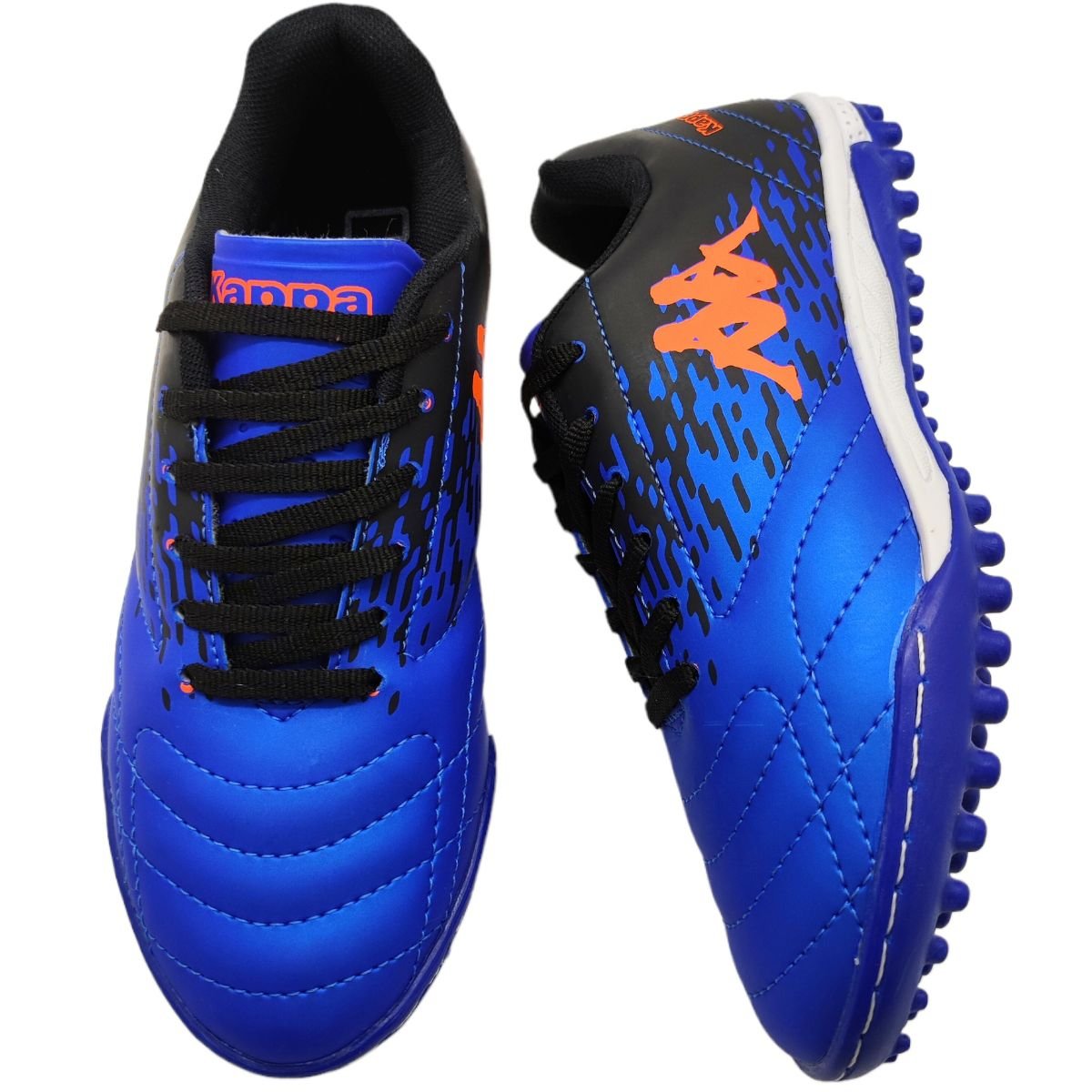 Chuteira Masculina Futebol Society Grama Sintética Adulto Kappa San Diego S8515 Azul 5