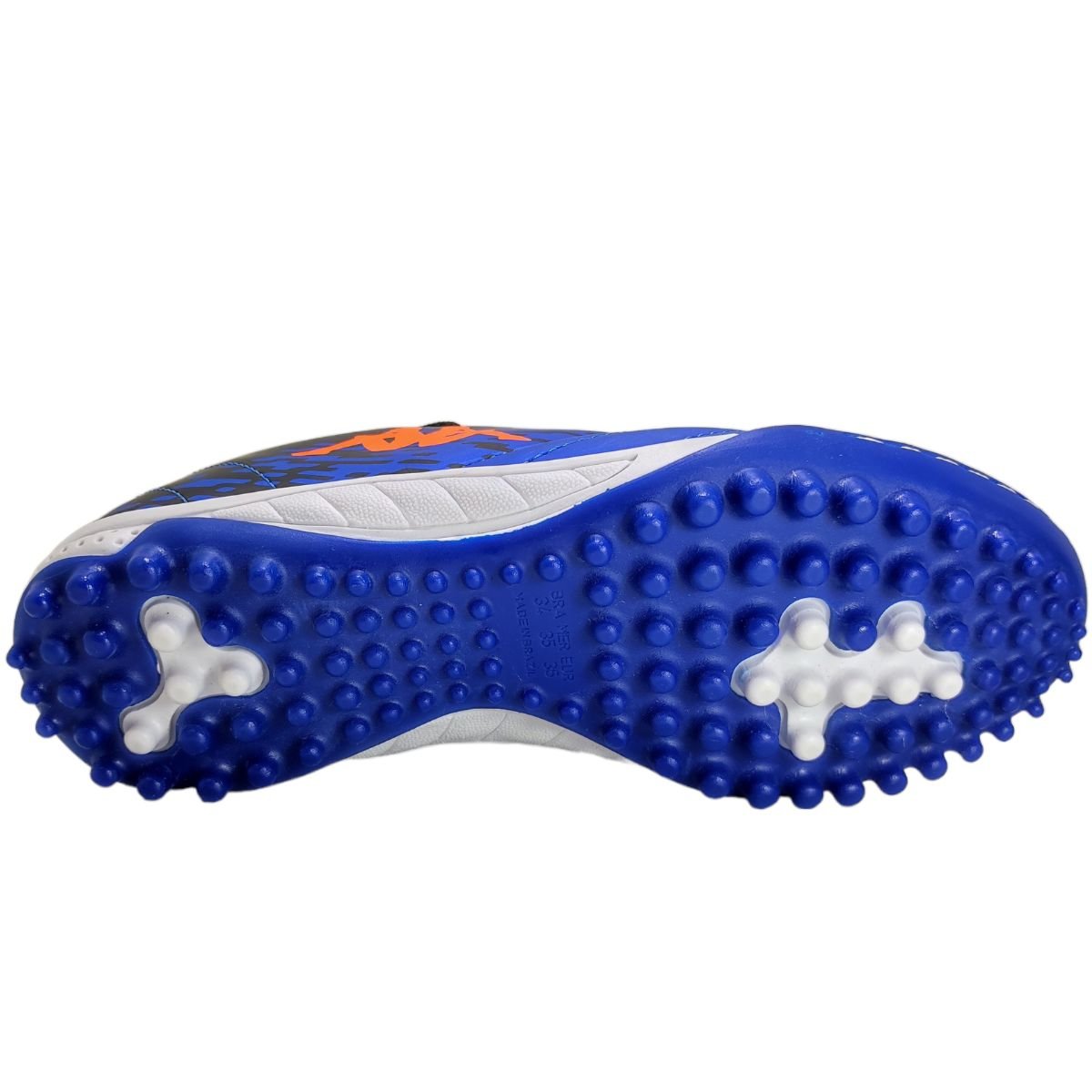 Chuteira Masculina Futebol Society Grama Sintética Adulto Kappa San Diego S8515 Azul 6