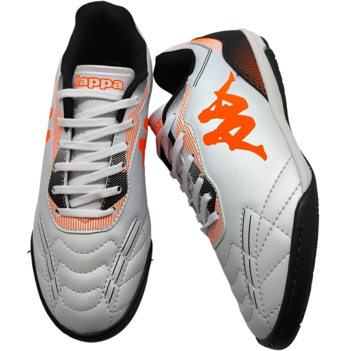 Chuteira Masculina Futebol Salão Futsal Treino Jogo Kappa Florida F8508 Cinza 5