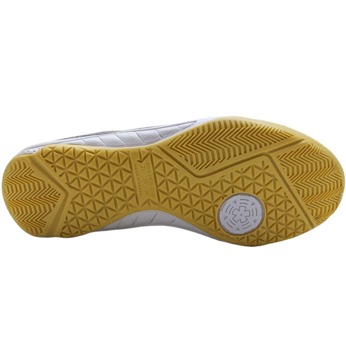 Chuteira Masculina Futebol Salão Futsal Treino Jogo Kappa Boston F8512 Preto 6