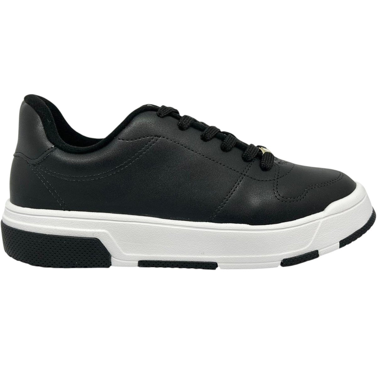 Tênis Feminino Casual Básico Dia a Dia Passeio Trabalho Street Urban Style Confort Vizzano 1455.100 Preto 1