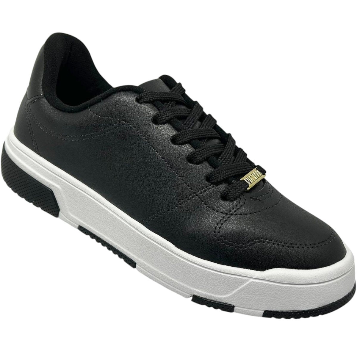 Tênis Feminino Casual Básico Dia a Dia Passeio Trabalho Street Urban Style Confort Vizzano 1455.100 Preto 3